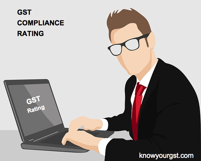 GST compliance rating score